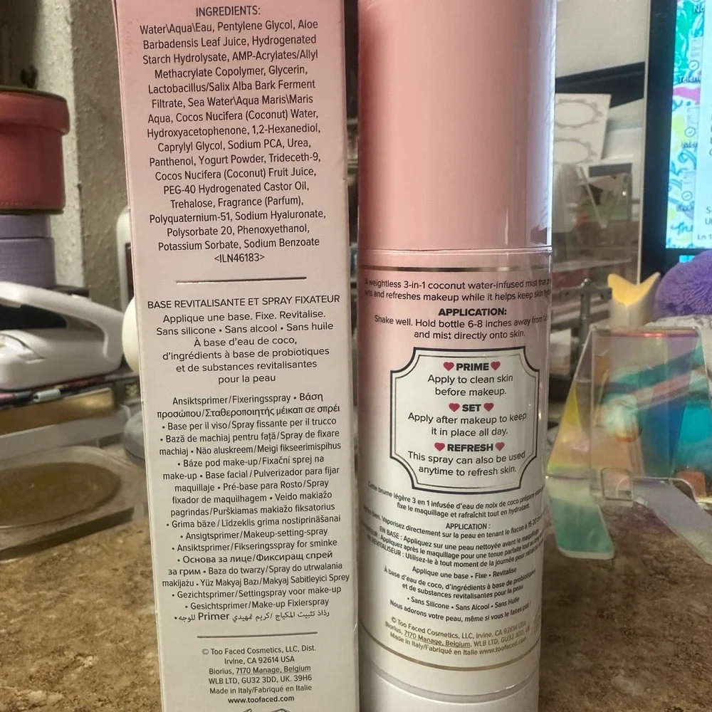Too Faced Hangover 3-in-1 Replenishing Primer & Setting Spray